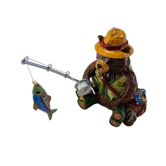 2003 Hallmark Keepsake THIS IS THE LIFE Fishing Christmas Ornament 30th Ann. - Picture 6 of 9